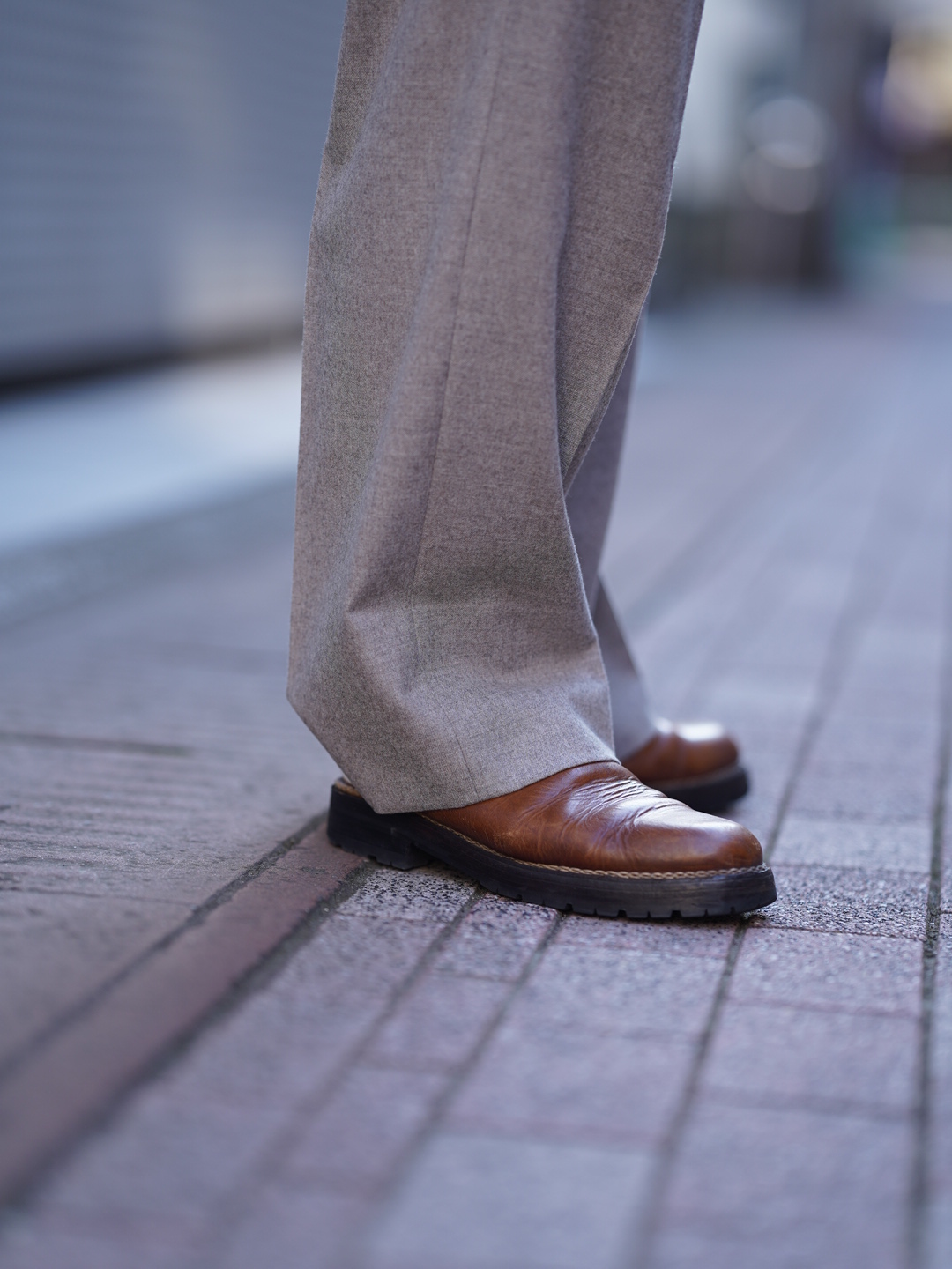 サイズ2 マーティーアンドサンズ ジェフリー モカブラウン MAATEE&SONS JEFFERLY TWEED マーティーアンドサンズ ジェフリー