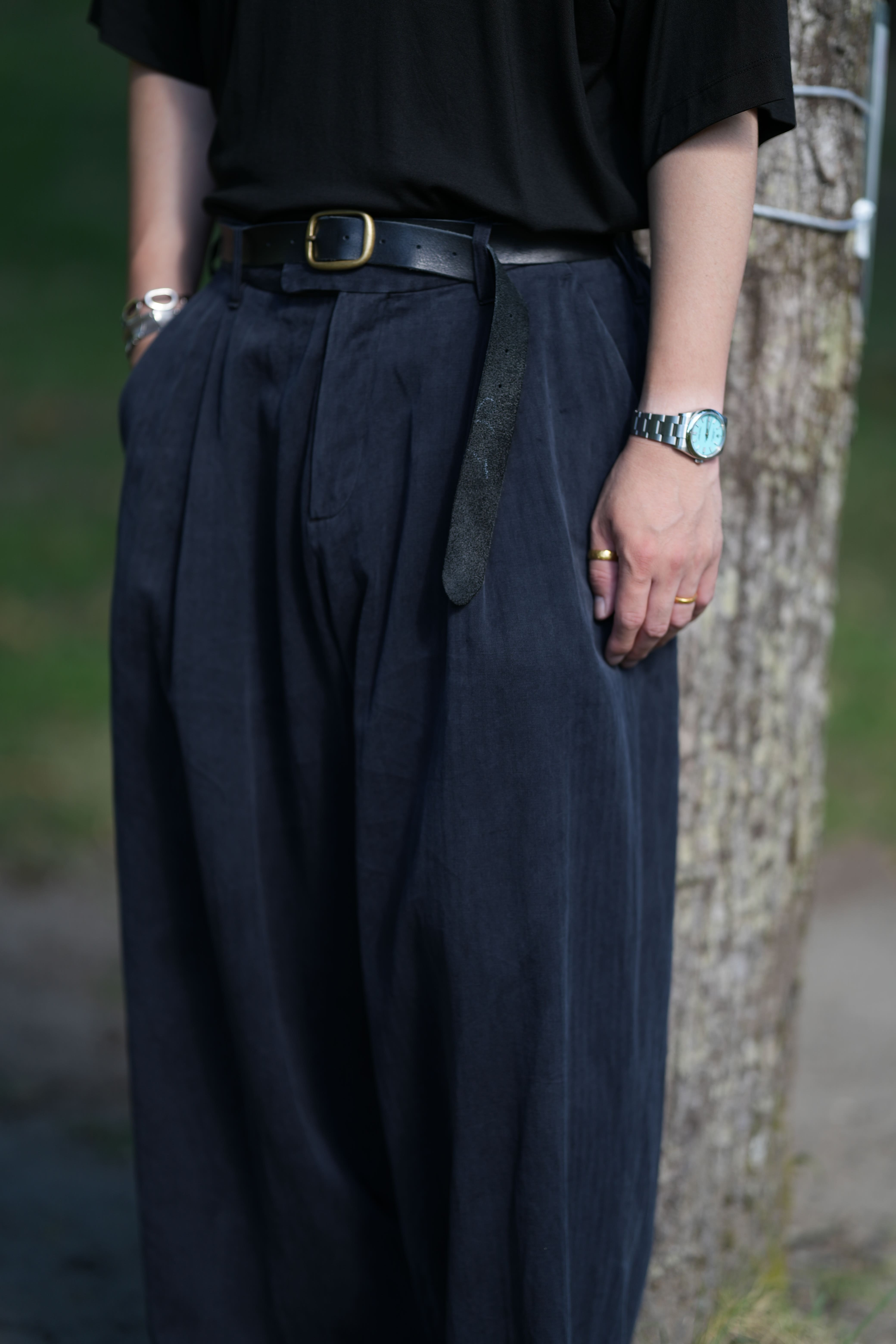 Gurank for khaki ブラック レザーベルト Gurank for khaki “Leather Belt” – khakiの店主ブログ